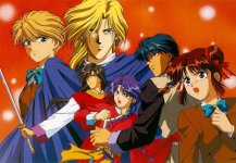The only ones that don't look cool in this picture are Nakago and Miaka (I'm not one one of those Miaka haters either, I just don't like her when she says 'Tamahome' and some other times)