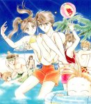 I like this one because they're all being themselves in a fun situation, but it would be better if Miaka and Tamahome would give the others a chance to be noticed